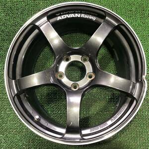 AE423-402 ★ ADVAN Racing ★ 17インチ 8J +45 PCD114.3 5穴 アドバンス レーシング 【 1本 】　ジャンク品