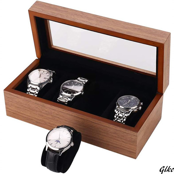 木製腕時計ケース 展示 透明窓 腕時計 ケース コレクション ウォッチ 収納 腕時計収納ケース高級ウォッチボックス