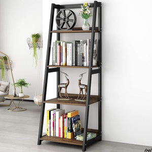  open shelf rack 4 step open rack stylish storage shelves wooden display rack shelf display shelf living storage construction goods 