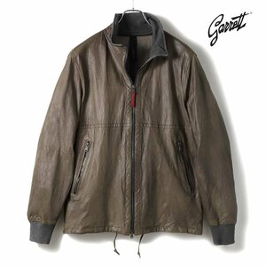 ◆【GARRETT(ギャレット)/春物/パッカブル仕様スタンドカラーラムレザージャケット(1634)】[mcp2360091-52]