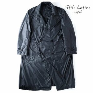 ◆【Stile Latino(スティレラティーノ)/春夏/ナイロンタフタロングトレンチコート(TUAREG)】[stl2160141-46]