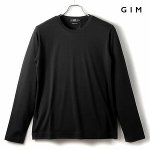 ◆【gim(ジム)/プラチナフェイスコットン長袖クルーネックＴシャツ】[gim2370103-L]