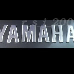 ヤマハ 純正 エンブレム 【YAMAHA】シルバー /軟質樹脂3D 120mm TRACER9 GT.MT-07.MT-09.TMAX560.NMAX.FZ1 FAZER.YZF-R1.MT-07.ボルトの画像2