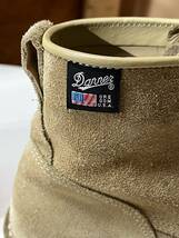 アメリカ製 DANNER ダナー スエード ワークブーツ ベージュ Vibramソール サイズ8 26センチ位 靴_画像4