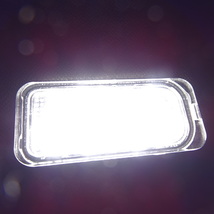 交換式 ! 激白光 ! ジャガー LED ナンバー灯 ライセンス ランプ XJ ラグジュアリー プレミアム ポートフェリオ スーパースポーツ XJR JWB_画像1