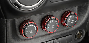  design characteristic UP! red air conditioner dial cover Jeep Cherokee KK37 limited sport sport Cross Arctic 