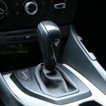 BMW カーボン ルック シフトノブ カバー E92 E93 318ci 320i 325i 330ci 335i 335ci クーペ カブリオレ 3シリーズ_画像1