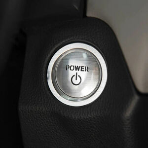 デザイン性UP♪ シルバー エンジン スイッチ カバー トヨタ MIRAI ミライ JPD20 G Z エグゼクティブパッケージ アドバンスドドライブ