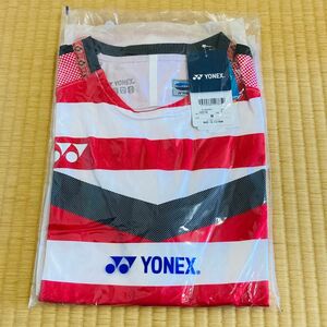 YONEX ヨネックス メンズ シャツ SizeM レッド系 10274