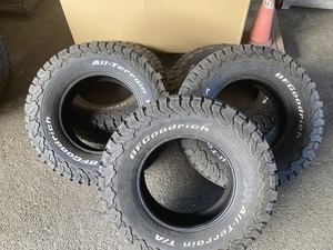 【１円スタート】BFグッドリッチ　KO2　ホワイトレター　285/70R17　５本セット　中古品