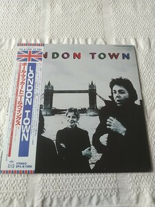 LP　ポール・マッカートニー & ウイングス　ロンドン・タウン　Paul McCartney & Wings　London Town　国内盤　帯・内袋付き