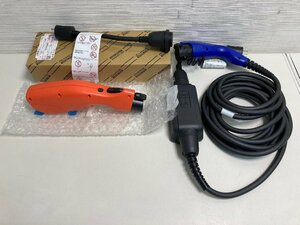 【★30-4932】■中古■トヨタ レクサス 純正 3点セット 充電ケーブル G9060-76010 パワーコネクタ G9050-47012 変換 G90G0-47070（1300）