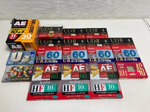 【★30-4928】■未使用■カセットテープ 31本セット ハイポジ ノーマル maxell TDK SONY（8158）