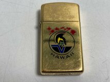 【★10-4374】■中古■・中古 ジッポ ZIPPO 1932 1988 SOLID BRASS ハワイ HAWAII ライター オイルライター（8618）_画像1