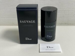 【★10-4373】■中古■未使用？/開封済 Dior ディオール SAUVAGE ソヴァージュ ソバージュ パフューム ボディ スティック 75g（0179）