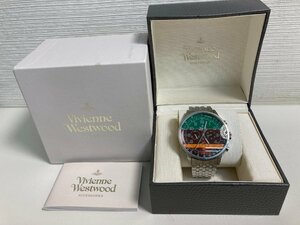 【★10-4372】■中古■稼働品 Vivienne Westwood ヴィヴィアンウエストウッド VW-2070 腕時計 クオーツ ウォッチ クロノグラフ（2400）