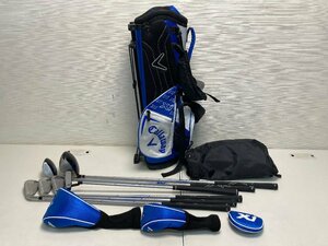 【★22-2276】■中古■CALLAWAY キャロウェイ X-J-2 6PC ジュニア ゴルフ 6本 セット キャディバッグ XJシリーズ（0040）