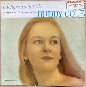 ペラジャケ BUDDY COLE バディ・コール / BACKGROUNDS TO LOVE WBS-1039 深溝