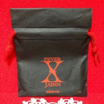 X JAPAN スピーカーティッシュ&ビニール巾着YOSHIKI　hide　販促品　非売品　パチンコフィーバー　激レア_画像4