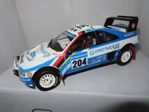 1/18 OTTO PEUGEOT 405 T16 GRAND RAID N 204 RALLY PARIS DAKAR 1989 A.VATANEN　ミニカー_画像4