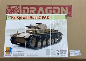 J583-M2-1598 DRAGON ドラゴン Pz.Kpfw.II Aust.C DAK II号式戦車 C型 プラモデル 1/35スケール 未開封品