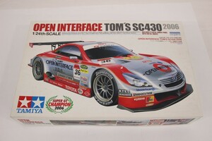 068 s7534 タミヤ 1/24 スポーツカーシリーズ No.293 OPEN INTERFACE TOM'S SC430 2006 未組立