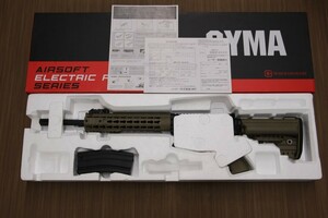 071 s7506 CYMA 電動ガン CM615 M4 URX4 TAN 動作確認済み 中古品