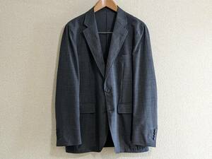 【美品】District UNITED ARROWSディストリクトユナイテッドアローズ　トロピカルウールジャケット　ミディアムグレー　日本製　48サイズ