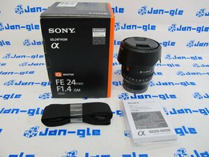 美品 SONY FE 24mm F1.4 GM SEL24F14GM 「α Eマウント」単焦点レンズ 1円スタート J484684 B TT【関東発送】