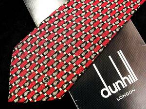 *:.*:【新品N】8064 【ｄunhill】ダンヒル「ロゴ入・ペイズリー柄」ネクタイ