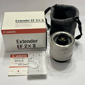 美品 キヤノン Canon EF2×Ⅱ Extender S/N: 19531 元箱付き