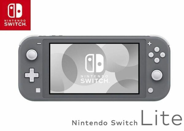 【ほぼ未使用】 Nintendo Switch Lite 本体 グレー 初期化済 おまけ付き