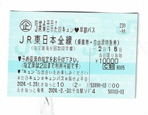 2月15日 2/15 JRE キュンパス 旅せよ平日！JR東日本たびキュン 早割パス 新幹線 東北新幹線 秋田新幹線 山形新幹線 上越新幹線 北陸新幹線_画像2