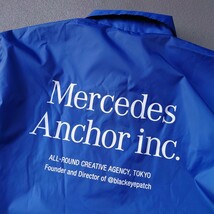 【未使用】メルセデスアンカーインク ナイロンコーチジャケット L ブラックアイパッチ Mercedes Anchor Inc. Black Eye Patch 取扱注意_画像1