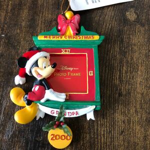 ディズニーストア　2000年　クリスマスオーナメント　写真入れ