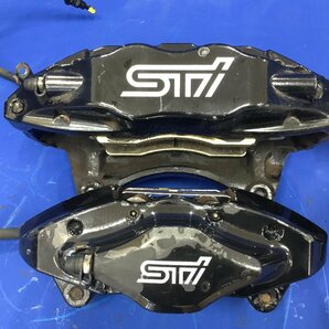 １円スタート！スバル GRB インプレッサ STi Brembo 4POT 2POT PCD114.3 キャリパー ローター セット 1台分     2400293 2J2-4 城の画像2