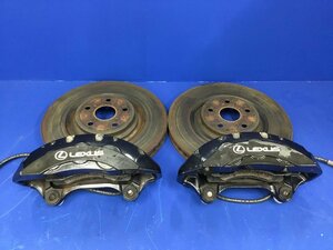  Lexus UVF45 LS600 latter term F sport original 6POT front caliper, rotor Brembo 2400225 2J1-4 castle 