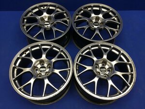 1円スタート！CZ4A エボ10 純正 BBS 18×8.5J＋38 PCD114.3 ハブ径67 5穴 4本 　　 　　　　　 2402241　2F10-1　石