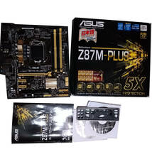 【中古】ASUS Z87M-PLUS ＋ Win10Proデジタルライセンス [LGA1150 第4世代用]_画像1