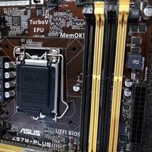 【中古】ASUS Z87M-PLUS ＋ Win10Proデジタルライセンス [LGA1150 第4世代用]_画像6