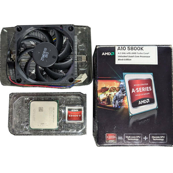 【中古】AMD 10-5800K [SocketFM2 Trinity クーラー未使用]