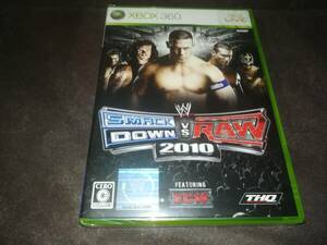 XBOX360 新品未開封 2010 SMACKDOWN VS RAW WWE