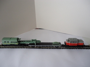TOMIX Nゲージ ソ80 グリーン チキ7000付 2772貨車とディーゼル機関車(小型)