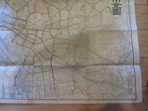古地図　東京市全図　早わかり番地入　　◆　昭和２年　◆　　_画像3