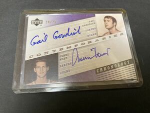 超レア！ 2006-07 Chronology Contemporary Dual Auto Gail Goodrich / Jerry West 直筆サイン Lakers レイカーズ