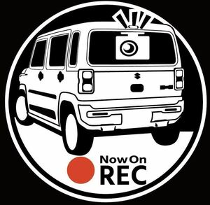 無料車種やカラー変更可能　スズキ　ハスラー　ドラレコ　ドライブレコーダー　ステッカー