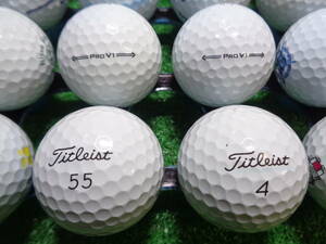 [MTL452] 【マジック】 B級 タイトリスト プロ ブイワン 21年 Titleist PRO V1 20球 ロストボール【中古】