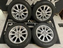 ◆決算SALE 1000円～!! 冬用Set!! ブリザックVRX3付き!! ウェッズ ジョーカー スタッドレス 5.5J ET42 175/65R15 アクア フィット 他_画像1