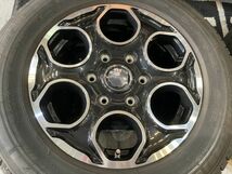 ◆1,000円スタート完全売切! 16インチ 6.5J ET48 139.7-6Ｈ 215/65R16 NV350 E25キャラバン プレミックス ギア 夏用 車検 タイヤ交換 JWL-T_画像2