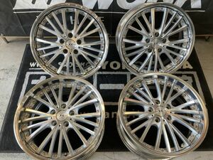 ◆決算SALE 1000円～ weds ウェッズ マーベリック 220M 18×8J+40/9J+50 114.3/5H ホイール 4本SET クラウン/マークX/アリスト/アクセラ他